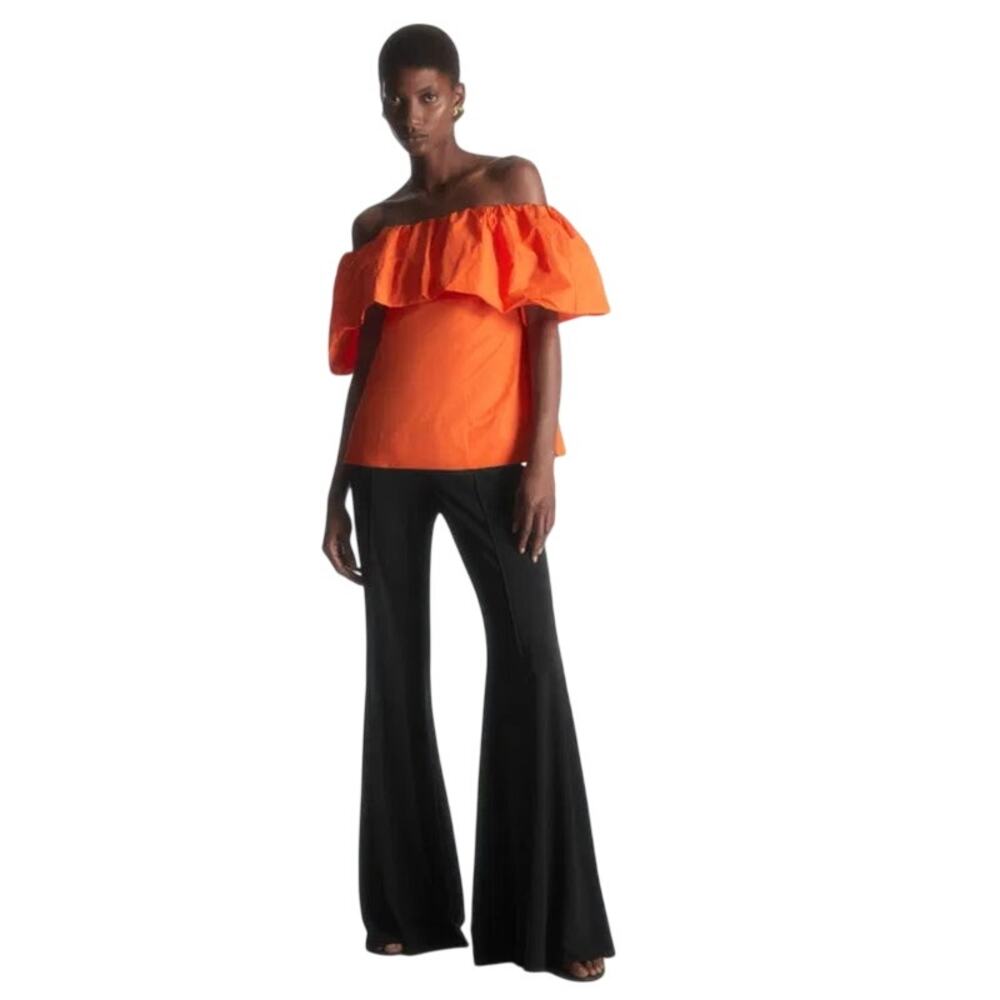 COS Voluminous Off The Shoulder Top Ruffle Statement Summer Resort Vacation 2